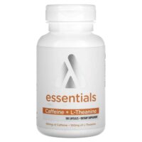 Essentials, кофеин и L-теанин, 180 капсул — TransformHQ