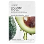 Real Nature, маска для лица, авокадо, 1 шт., 20 г (0,70 унции) — The Face Shop