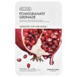 Real Nature, маска для лица, гранат, 1 шт., 20 г (0,70 унции) — The Face Shop