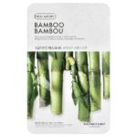 Real Nature, маска для лица, с бамбуковым вкусом, 1 шт., 20 г (0,7 унции) — The Face Shop