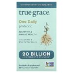 One Daily Probiotic, 30 вегетарианских капсул — True Grace