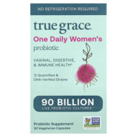 One Daily Women's Probiotic, 30 вегетарианских капсул — True Grace