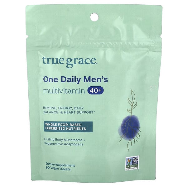 tga00936_v_4.jpg One Daily Men's Multivitamin 40+ , 90 Vegan Tablets — True Grace
