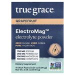 ElectroMag™, электролитный порошок, со вкусом грейпфрута, 16 упаковок в стике по 6,09 г (0,21 унции) — True Grace