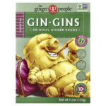 Gin · Gins, жевательная имбирная конфета, 4,5 унции (128 г) — The Ginger People