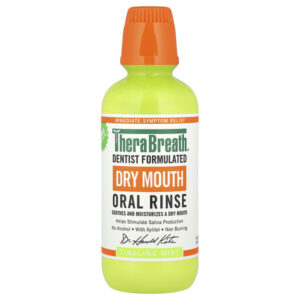 Ополаскиватель от сухости во рту, покалывание мяты, 473 мл (16 fl oz) — TheraBreath