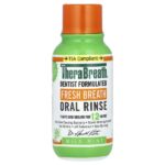 Ополаскиватель для рта Fresh Breath, мягкий вкус мяты, 3 жидких унции (88,7 мл) — TheraBreath