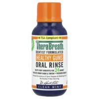 Ополаскиватель для полости рта Healthy Gums, чистая мята, 88,7 мл (3 жидк. унц.) — TheraBreath