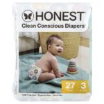 Clean Conscious Diapers™, размер 3, 50–16 кг (16–28 фунтов), Donut Grow Up, 27 подгузников — The Honest Company