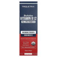 биоактивный витамин B12, со вкусом вишни, 30 мл (1 жидк. унция) — Triquetra Health