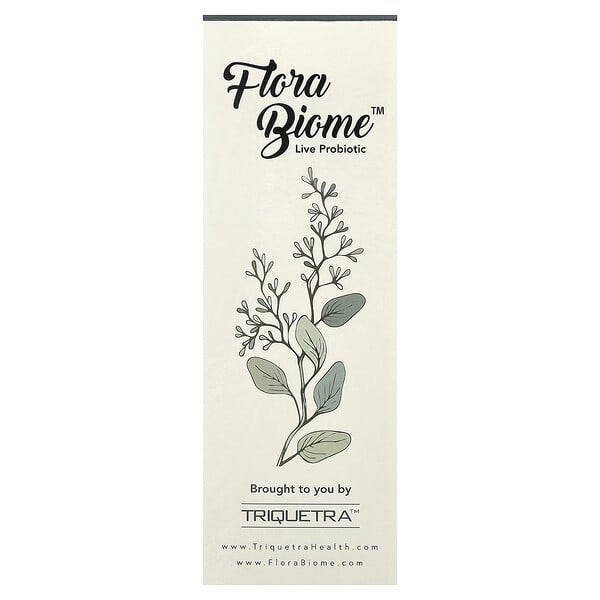 thh00785_v_20.jpg Flora Biome™, жидкая добавка с живыми пробиотиками, 473 мл (16 жидк. унций) — Triquetra Health