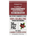 CranEaze®, экстракт клюквенного сока, 60 капсул — Triquetra Health