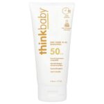 Thinkbaby®, солнцезащитное средство с оксидом цинка, SPF 50, 177 мл (6 жидк. унций) — think