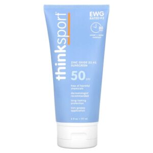 Thinksport, солнцезащитное средство, SPF 50+, 177 мл (6 жидк. унций) — think