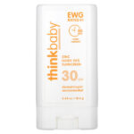 Thinkbaby®, солнцезащитное средство с оксидом цинка в стике, SPF 30, 18,4 г (0,64 жидк. унции) — think