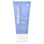 Thinksport®, солнцезащитное средство для лица с цинком 23,4%, SPF 50, 59 мл (2 жидк. унции) — think