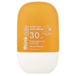 Thinkdaly, сыворотка для загара для ежедневного использования, SPF 30, без отдушек, 30 мл (1 жидк. унция) — think