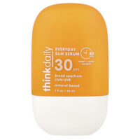 Thinkdaly, сыворотка для загара для ежедневного использования, SPF 30, без отдушек, 30 мл (1 жидк. унция) — think