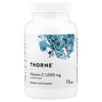 витамин C в виде аскорбиновой кислоты, 60 капсул (1 г в 1 капсуле) — Thorne