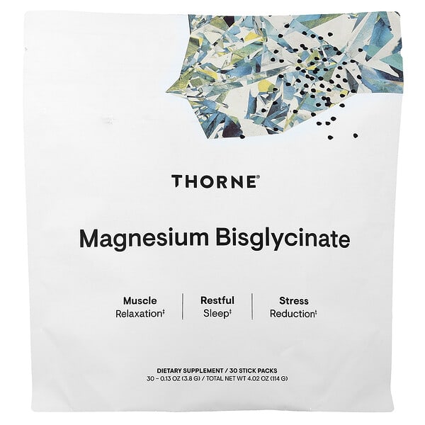thr01513_v_3.jpg Бисглицинат магния, 30 пакетиков по 3,8 г (0,13 унции) — Thorne