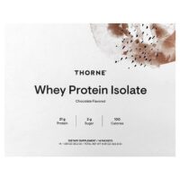 Изолят сывороточного протеина, шоколад, 14 пакетиков по 30,2 г (1,06 унции) — Thorne