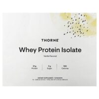 Изолят сывороточного протеина, ваниль, 14 пакетиков по 27,9 г (0,98 унции) — Thorne