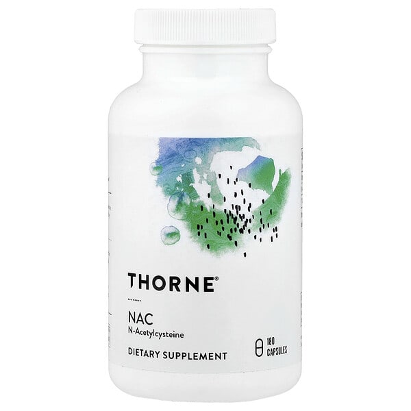 thr01570_v_8.jpg NAC, 180 капсул (500 мг в 1 капсуле) — Thorne