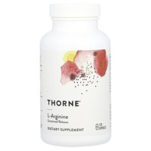 L-аргинин, 120 капсул (500 мг в 1 капсуле) — Thorne