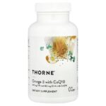 Омега-3 с коэнзимом Q10, 90 желатиновых капсул — Thorne