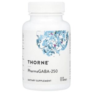 PharmaGABA-250, 60 капсул (250 мг в 1 капсуле) — Thorne