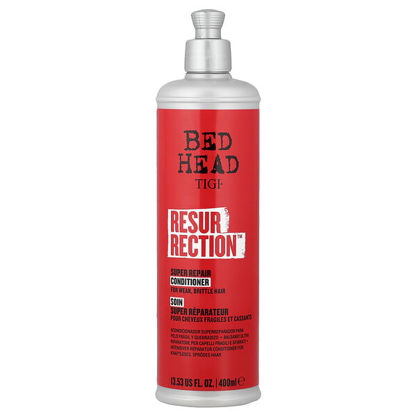 tig43207_v_24.jpg Bed Head, Resurrection™, супервосстанавливающий кондиционер, для слабых и ломких волос, 400 мл (13,53 жидк. унции) — TIGI