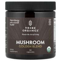 смесь золотистых грибов, 90 капсул — Tribe Organics