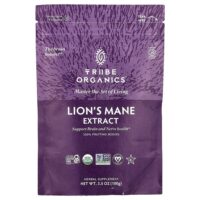 Экстракт львиной гривы, 100 г (3,5 унции) — Tribe Organics