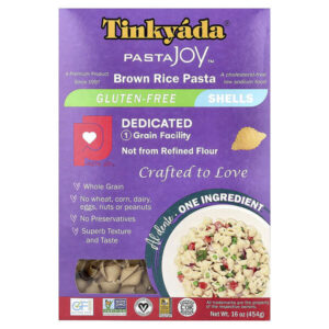 PastaJoy Ready, макароны из коричневого риса в виде ракушек, 16 унций (454 г) — Tinkyada