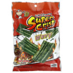 Super Crisp из морских водорослей на гриле, волнистые, кальмары с острым чили, 24 г (0,84 унции) — Tao Kae Noi