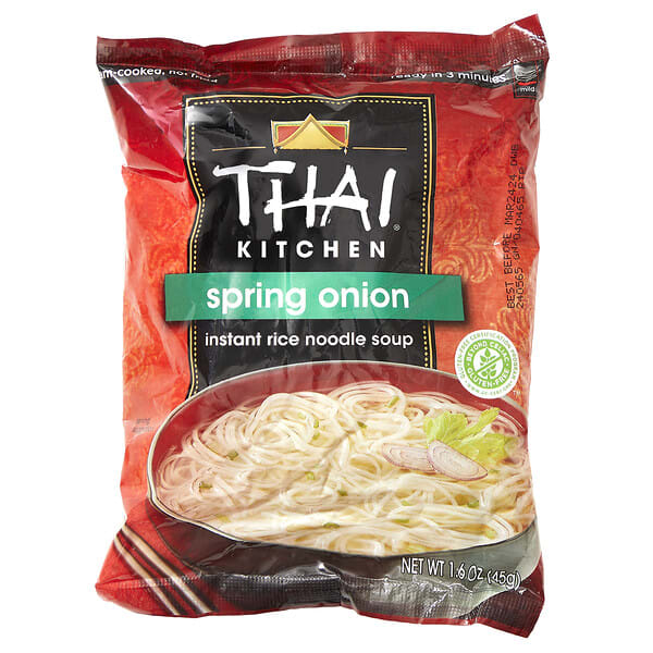 tkt04650_v_4.jpg суп с рисовой лапшой быстрого приготовления, зеленый лук, 45 г (1,6 унции) — Thai Kitchen