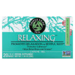 Relaxing, без кофеина, 20 чайных пакетиков, 33 г (1,16 унции) — Triple Leaf Tea