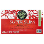 Super Slim, травяной чай, без кофеина, 20 чайных пакетиков, 33 г (1,16 унции) — Triple Leaf Tea