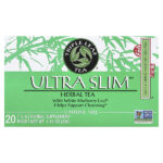 Ultra Slim, травяной чай, с листьями белой шелковицы, без кофеина, 20 чайных пакетиков, 33 г (1,16 унции) — Triple Leaf Tea