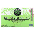 зеленый чай без кофеина, 20 чайных пакетиков, 38 г (1,34 унции) — Triple Leaf Tea