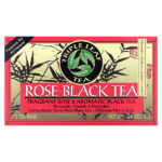 черный чай с розой, 20 чайных пакетиков, 30 г (1,06 унции) — Triple Leaf Tea