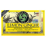 чай с лимоном и имбирем, 20 чайных пакетиков, 40 г (1,41 унции) — Triple Leaf Tea