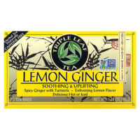 чай с лимоном и имбирем, 20 чайных пакетиков, 40 г (1,41 унции) — Triple Leaf Tea