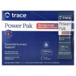Power Pak, гранат и голубика, 30 стик-пакетов по 6,1 г (0,22 унции) — Trace