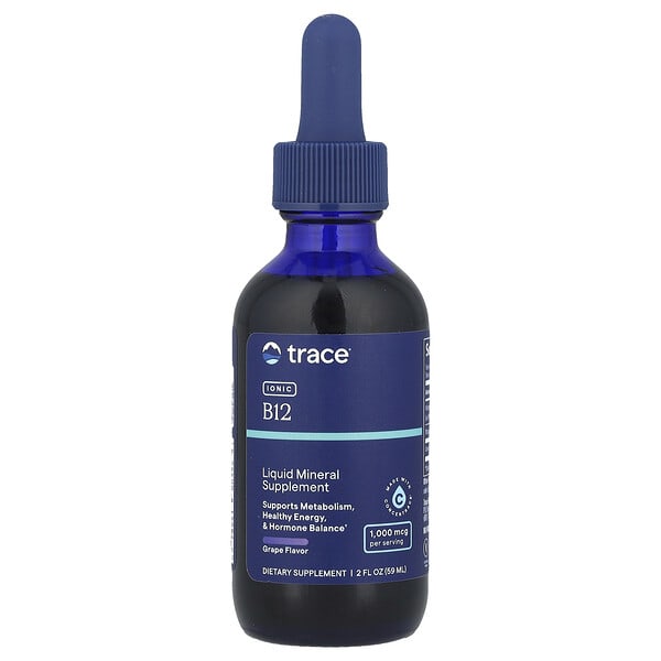 tmr00356_v_40.jpg Ionic B12, натуральный виноград, 1000 мкг, 59 мл (2 жидк. унц.) — Trace