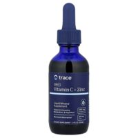 Ionic Vitamin C + Zinc, жидкая минеральная добавка, 59 мл (2 жидк. Унции) — Trace
