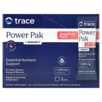 PowerPak + Immunity, грейпфрут, 30 пакетиков по 6,2 г (0,22 унции) — Trace