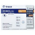 ZEROLyte, электролиты и кокосовая вода, со вкусом соленого апельсина, 30 пакетиков по 7,6 г (0,27 унции) — Trace
