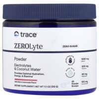 ZEROLyte Powder, лимонад с солеными ягодами, 315 г (11,1 унции) — Trace