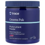 Greens Pak, фитонутриенты в порошке, ягодный вкус, 225 г (7,9 унции) — Trace